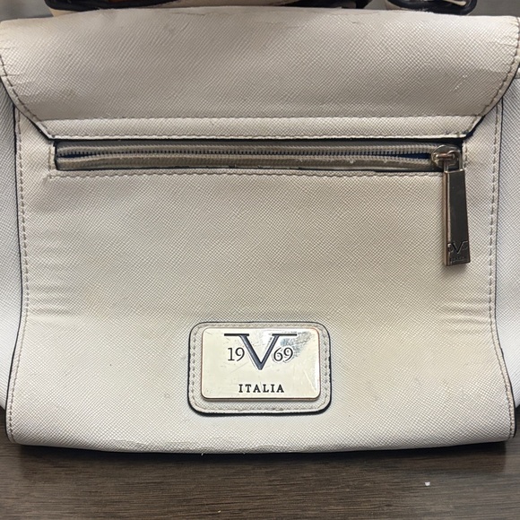 Versace Cream Satchel with Gold Studs - Picture 3 of 13
